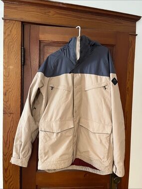 Burton Two-Tone Hooded Snowboard Ski Jacket